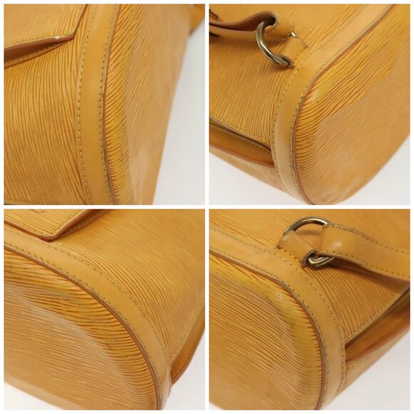 LOUIS VUITTON Epi Gobelins Backpack Yellow M52299 LV Auth 139667 - Picture 14 of 16